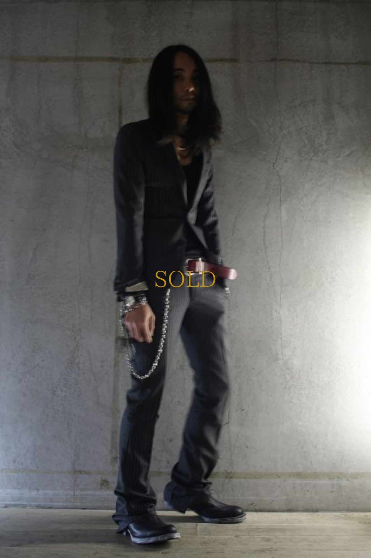 画像5: Thee OLD CIRCUS '' Old Number '' / CB-412 / BULLET / バレットレザーミドルシャフトサイドジップブーツ  (5)