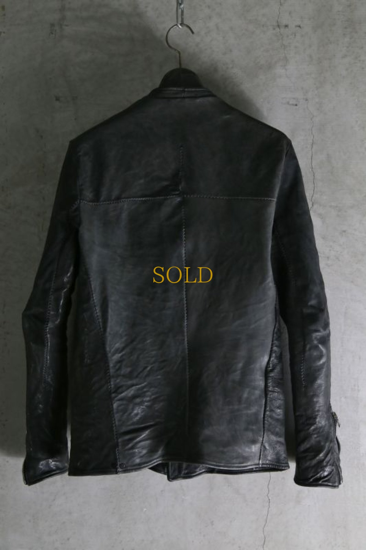 画像3: INCARNATION / 11451-4881 BABY CARF LEATHER MOTO BLOUSON (3)