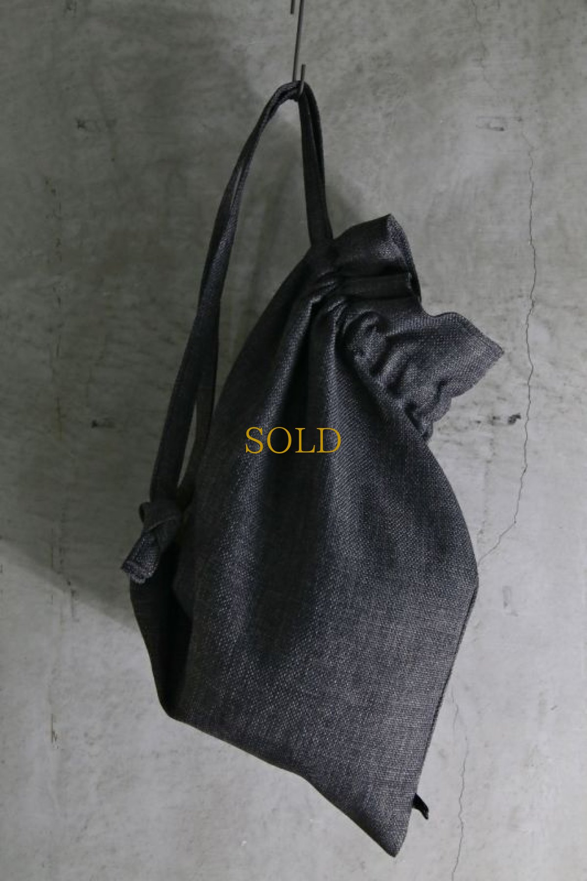 画像2: F-405-GE MY MIND / W-FACE COTTON " ONE FAMILY "JIM BAG (2)