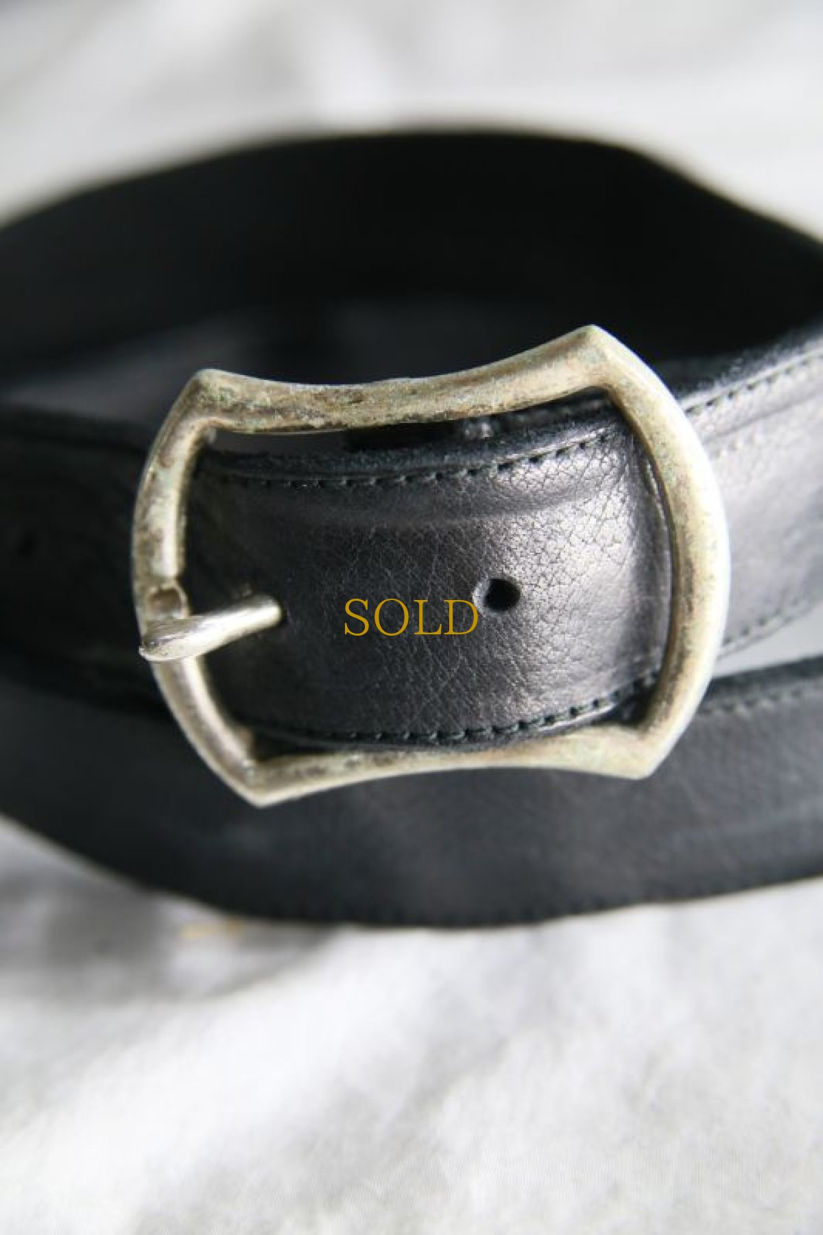 画像2: incarnation / インカネーション /  31512-8331 BUFFALO LEATHER BELT 1.5'BUCKLE (2)