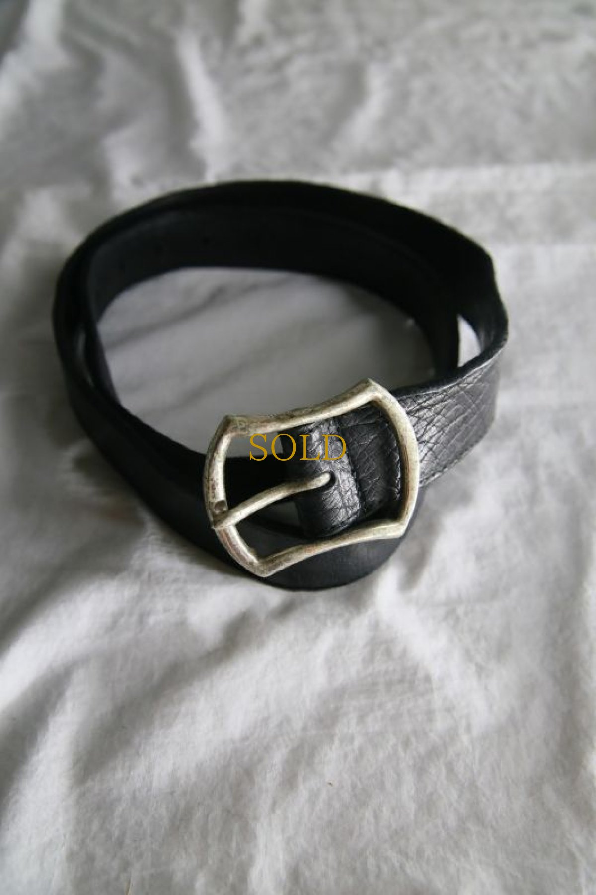 画像1: incarnation / インカネーション /  31512-8331 BUFFALO LEATHER BELT 1.5'BUCKLE (1)