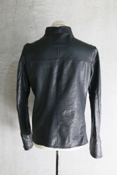 画像2: incarnation / インカネーション /  11410-4871 CARF LEATHER CARVED ZIP BLOUSON 1/4 LINED (2)