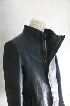 画像5: incarnation / インカネーション /  11410-4871 CARF LEATHER CARVED ZIP BLOUSON 1/4 LINED (5)