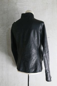 画像4: incarnation / インカネーション /  11410-4871 CARF LEATHER CARVED ZIP BLOUSON 1/4 LINED (4)