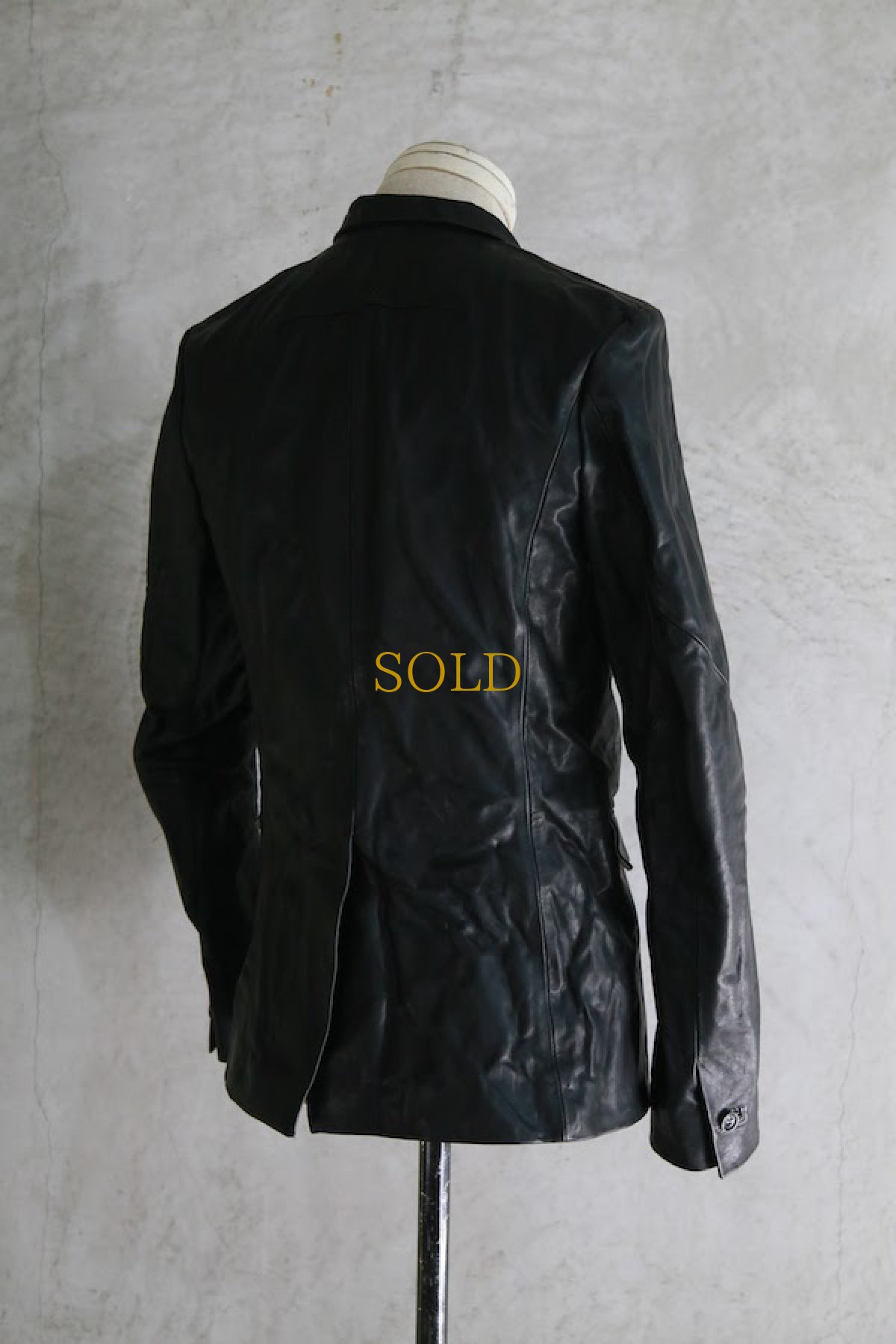 画像4: 9-7301 "PILGRIM" / ラストレザー2ボタンテーラードジャケット (4)