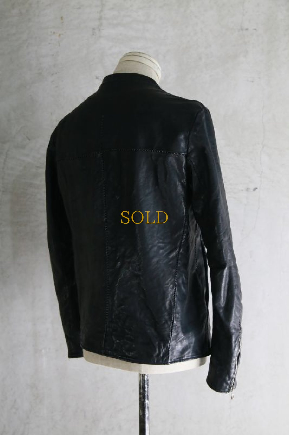 画像3: incarnation / インカネーション / 11610-4881 CARF LEATHER MOTO#4 LINED (3)