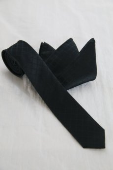 画像1: Black Bird Tailor / BN-4102 / PINION / GEOMETRIC TIE & CHIEF (1)