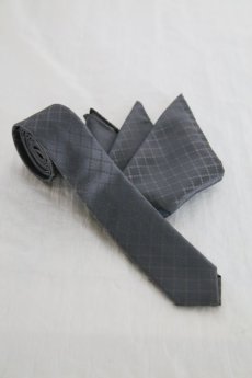 画像1: Black Bird Tailor / BN-4102 / PINION / GEOMETRIC TIE & CHIEF (1)