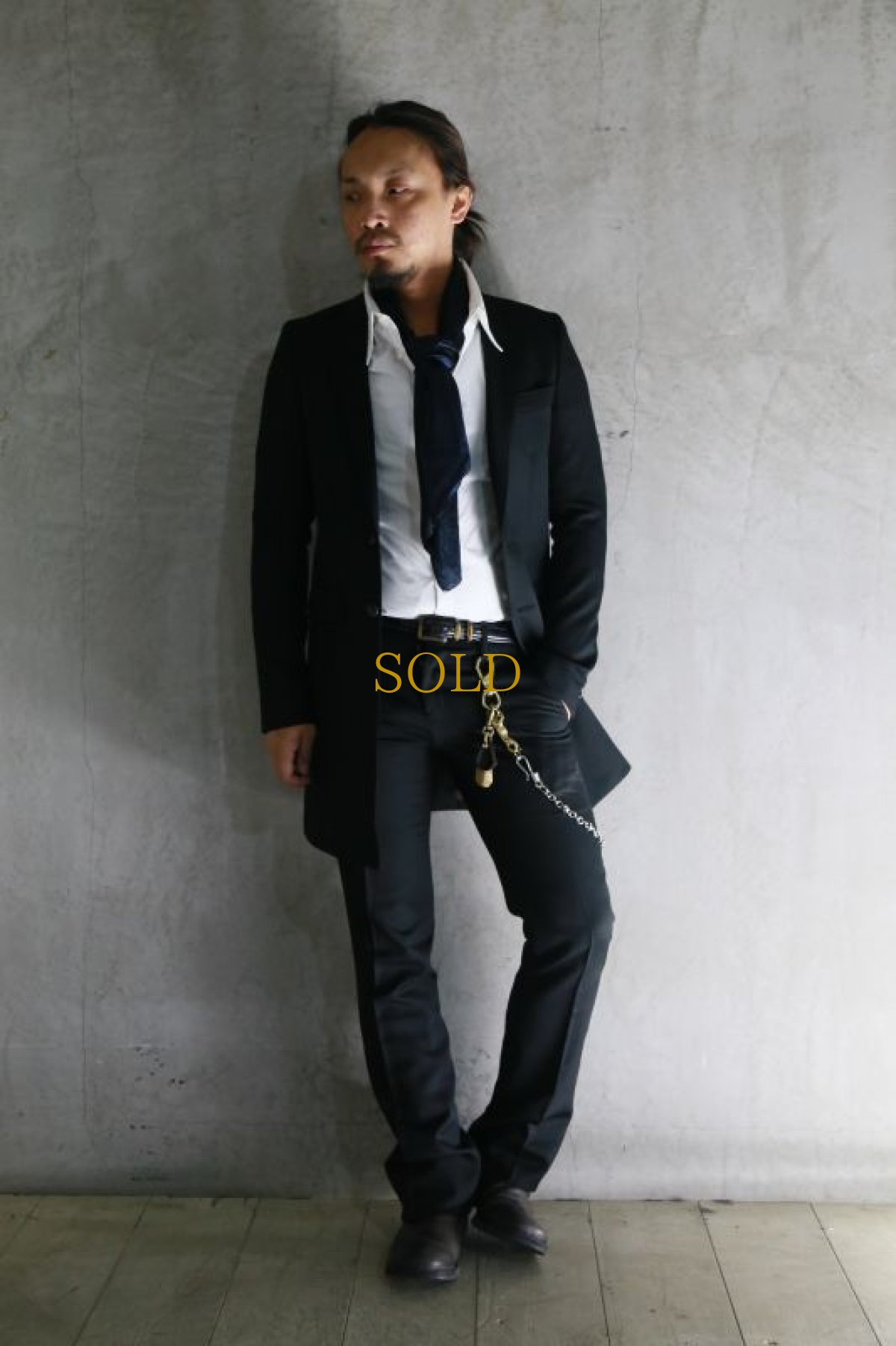 画像4: Black Bird Tailor / BSC-6100 / BLACK CHERRY / TOTAL HANDLE SCARF (4)