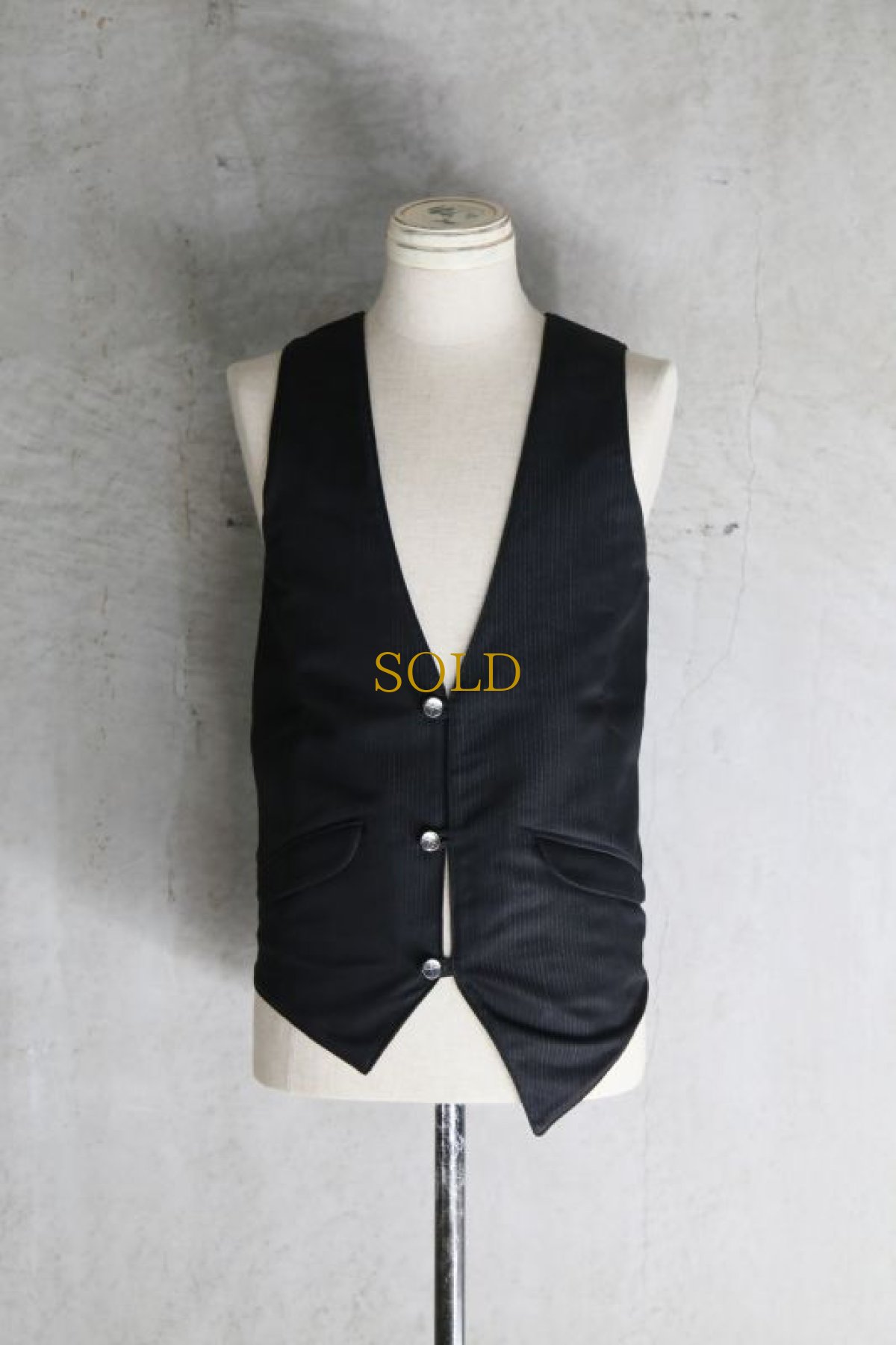 画像1: incarnation LINEA_F / インカネーション リネアエフ /  11771-2110 VEST 3B LINED (1)