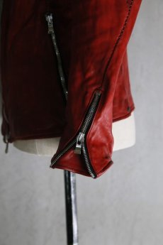 画像6: incarnation / インカネーション /  11711-41157 HORSE LEATHER NO COLLAR ZIP/F MOTO SPIRAL ARM LINED  (6)