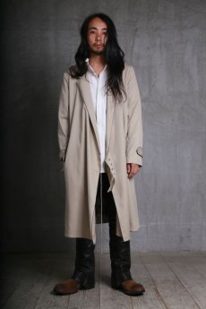 画像9: JUVENILE HALL ROLLCALL / ジュヴェナイルホールロールコール / 1225 / OVER WRAP TRENCHI COAT (9)