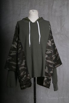 画像1: JUVENILE HALL ROLLCALL / ジュヴェナイルホールロールコール / 1256 SWITCHING CAMO HOODIE PULLOVER  (1)