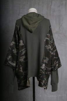 画像2: JUVENILE HALL ROLLCALL / ジュヴェナイルホールロールコール / 1256 SWITCHING CAMO HOODIE PULLOVER  (2)