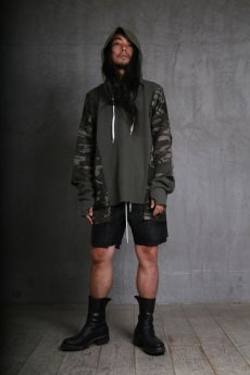 画像9: JUVENILE HALL ROLLCALL / ジュヴェナイルホールロールコール / 1256 SWITCHING CAMO HOODIE PULLOVER  (9)