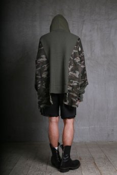 画像10: JUVENILE HALL ROLLCALL / ジュヴェナイルホールロールコール / 1256 SWITCHING CAMO HOODIE PULLOVER  (10)