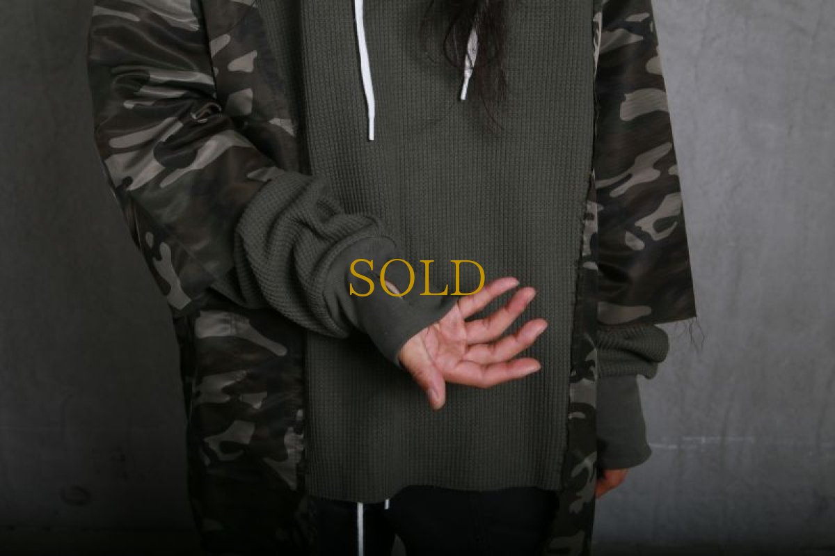 画像6: JUVENILE HALL ROLLCALL / ジュヴェナイルホールロールコール / 1256 SWITCHING CAMO HOODIE PULLOVER  (6)