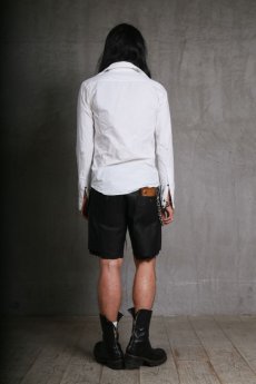 画像11: JUVENILE HALL ROLLCALL / ジュヴェナイルホールロールコール / 1222 / LAYERD LEATHER SHORT PANTS (11)