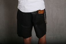 画像8: JUVENILE HALL ROLLCALL / ジュヴェナイルホールロールコール / 1222 / LAYERD LEATHER SHORT PANTS (8)