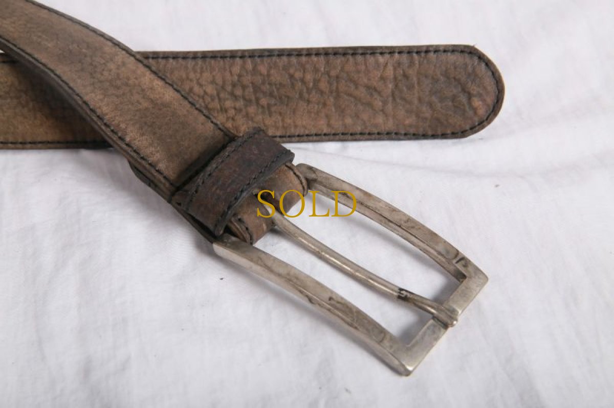 画像5: incarnation / インカネーション / 31713R-8635 HORSE LEATHER BELT BUCKLE SQ #2 1.5'' (5)