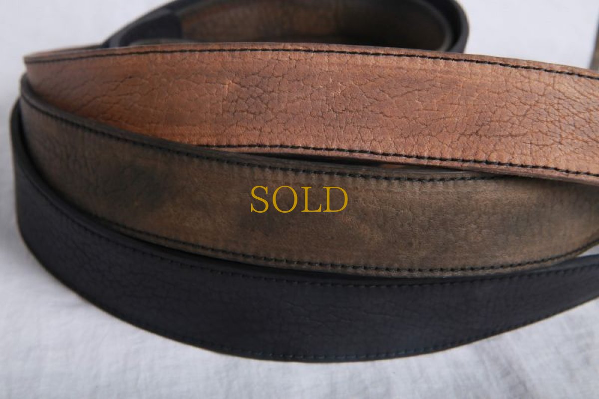 画像7: incarnation / インカネーション / 31713R-8635 HORSE LEATHER BELT BUCKLE SQ #2 1.5'' (7)