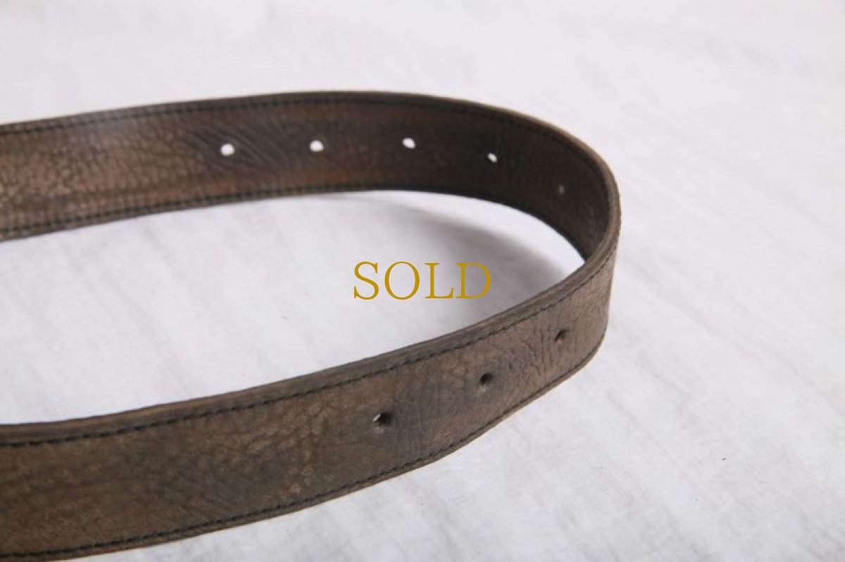 画像4: incarnation / インカネーション / 31713R-8635 HORSE LEATHER BELT BUCKLE SQ #2 1.5'' (4)