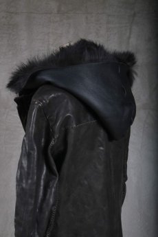 画像8: incarnation / インカネーション /  11711- 5297CC HORSE LEATHER MOUNTAIN PARKA LONG W/POCKET LINED (8)