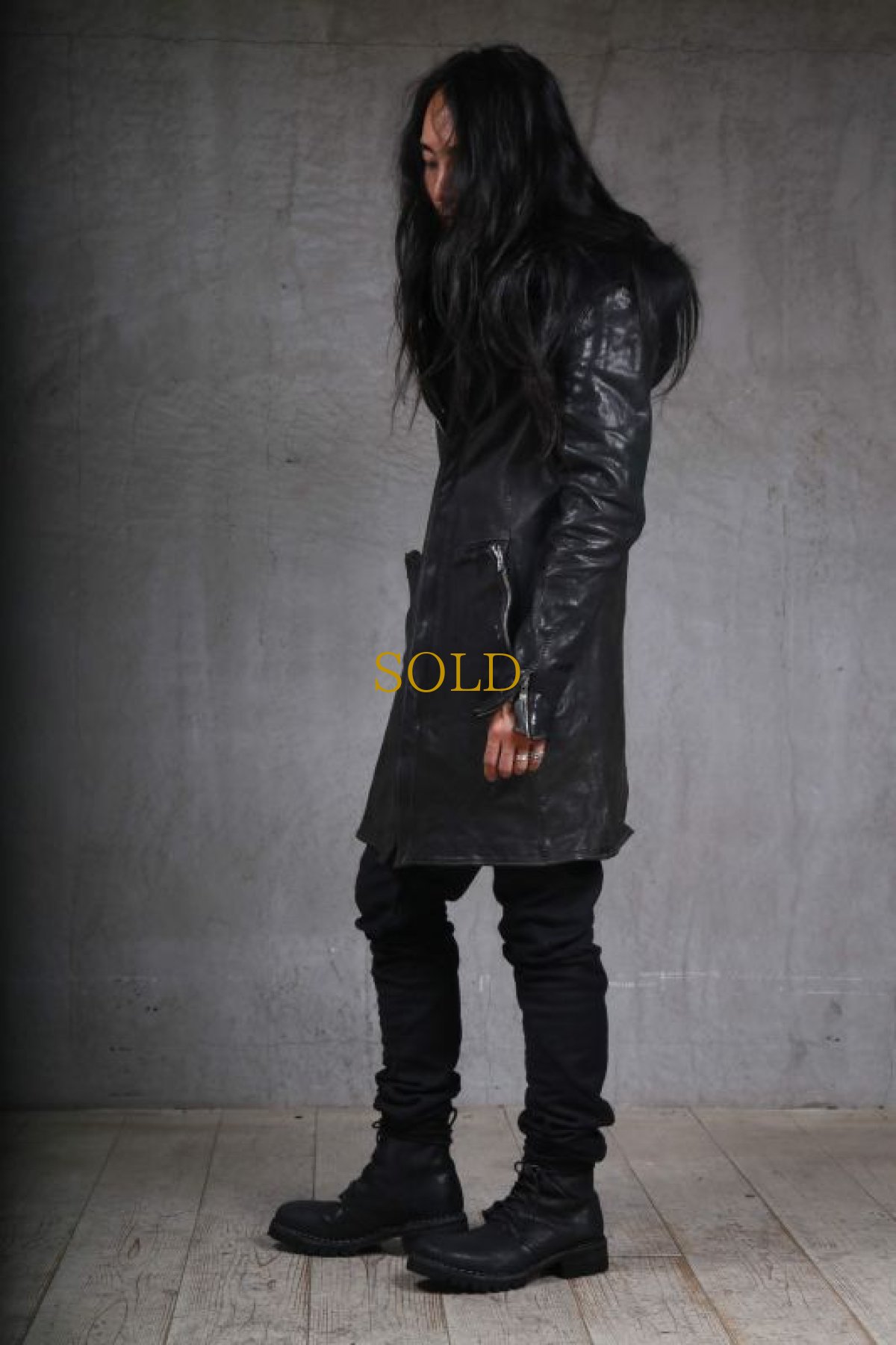 画像11: incarnation / インカネーション /  11711- 5297CC HORSE LEATHER MOUNTAIN PARKA LONG W/POCKET LINED (11)