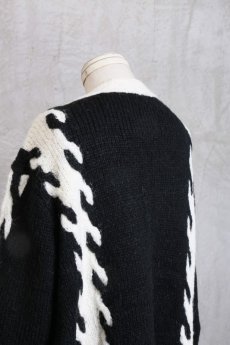 画像4: JUVENILE HALL ROLLCALL / ジュヴェナイルホールロールコール / 1242 BONE PATTERN CARDIGAN (4)