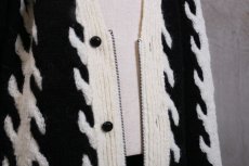 画像6: JUVENILE HALL ROLLCALL / ジュヴェナイルホールロールコール / 1242 BONE PATTERN CARDIGAN (6)