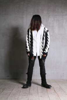 画像9: JUVENILE HALL ROLLCALL / ジュヴェナイルホールロールコール / 1242 BONE PATTERN CARDIGAN (9)