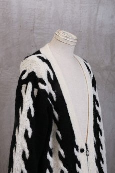 画像3: JUVENILE HALL ROLLCALL / ジュヴェナイルホールロールコール / 1242 BONE PATTERN CARDIGAN (3)