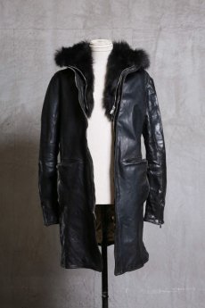 画像2: incarnation / インカネーション /  11711- 5297CC HORSE LEATHER MOUNTAIN PARKA LONG W/POCKET LINED (2)