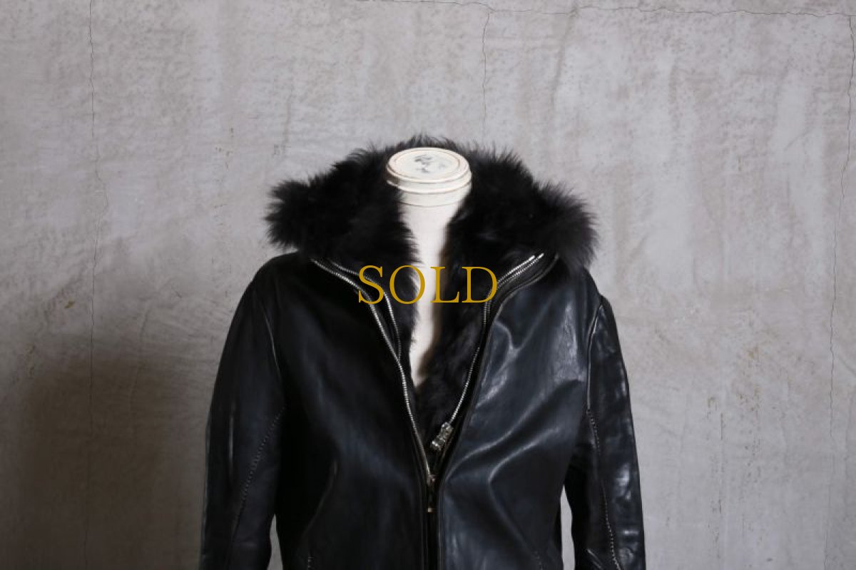 画像4: incarnation / インカネーション /  11711- 5297CC HORSE LEATHER MOUNTAIN PARKA LONG W/POCKET LINED (4)