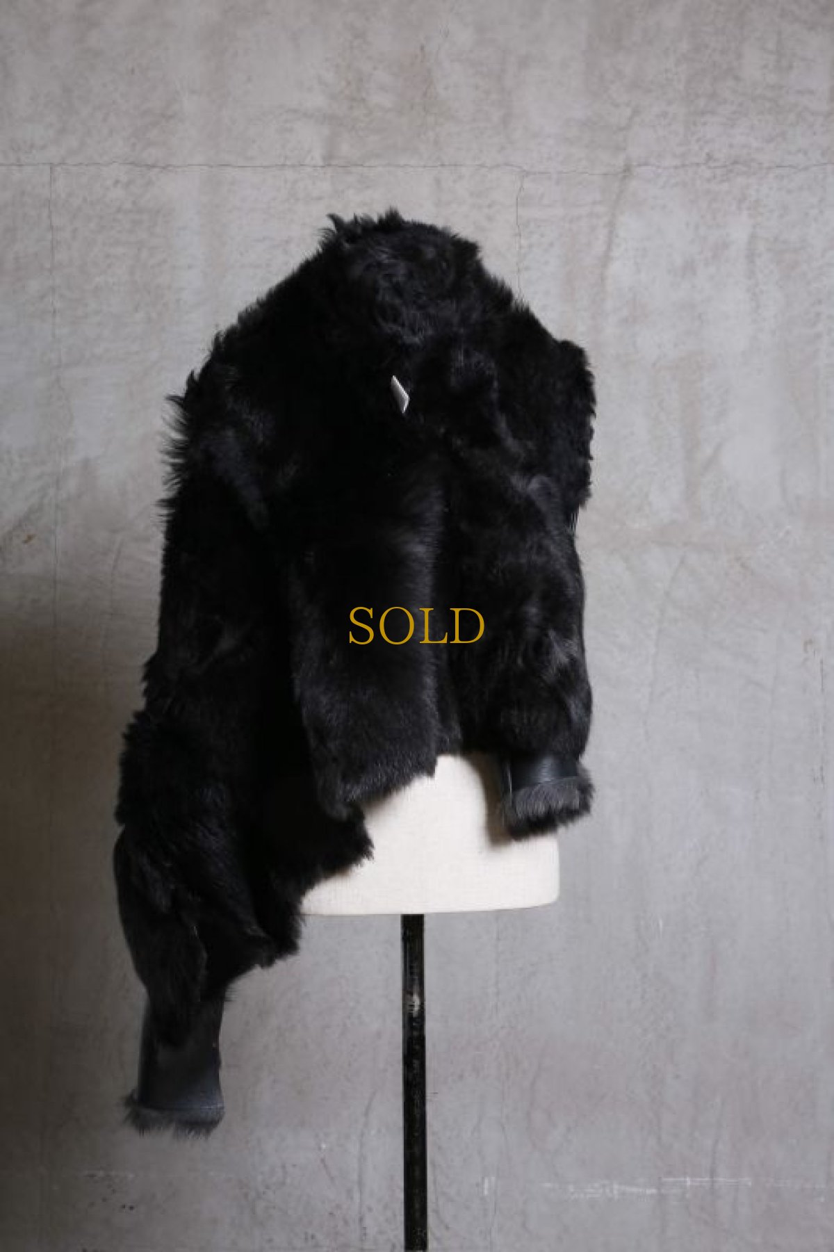 画像10: incarnation / インカネーション /  31791-4690 SHEEP SHEARLING HIGH NECK ZIP BLOUSON SPIRAL ARM (10)