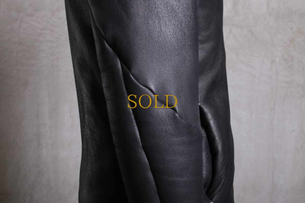 画像9: incarnation / インカネーション /  31591-41130 SHEEP SHEALING CARVED ZIP SPIRAL ARM BLOUSON (9)