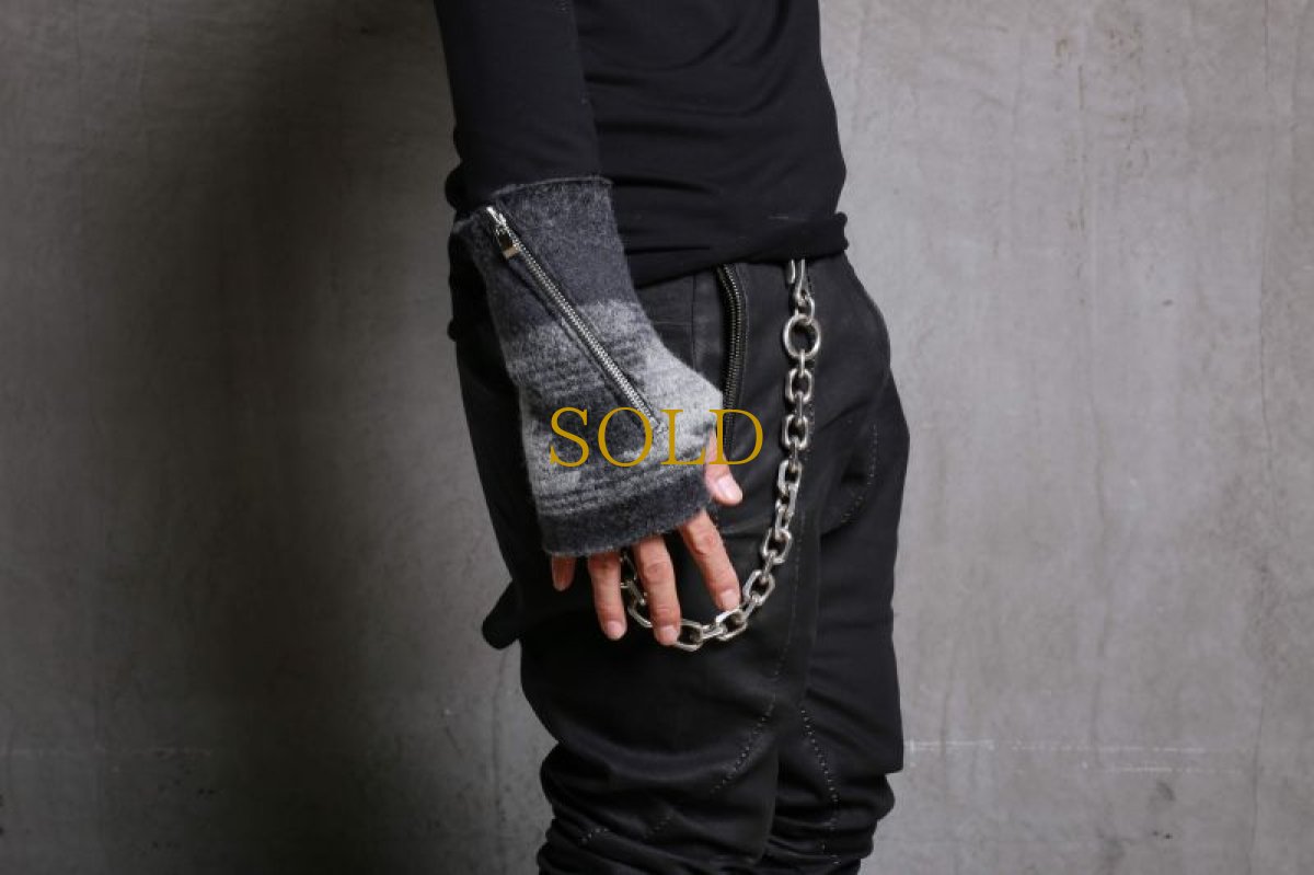 画像6: incarnation / インカネーション /  31772-8660 WOOL 100% GLOVE SPIRAL ZIP #2  (6)