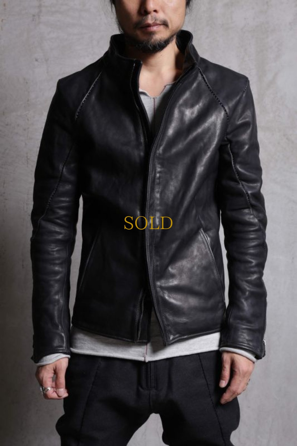 画像2: LINEA_F by incarnation インカネーション /  MMXVIII-41277 Raglan darts shoulder zip front blouson lined (2)