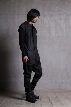 画像15: LINEA_F by incarnation インカネーション / MMXVIII X-6442 Snap button sleeveless jump suits (15)