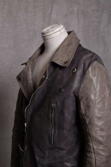 画像9: incarnation / インカネーション /  11811V-41077 HORSE LEATHER W/BREAST MOTO O/P ARMW/POCKET LINED (9)