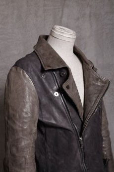 画像8: incarnation / インカネーション /  11811V-41077 HORSE LEATHER W/BREAST MOTO O/P ARMW/POCKET LINED (8)