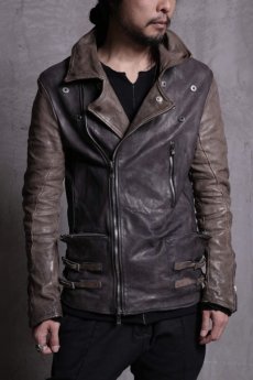 画像5: incarnation / インカネーション /  11811V-41077 HORSE LEATHER W/BREAST MOTO O/P ARMW/POCKET LINED (5)