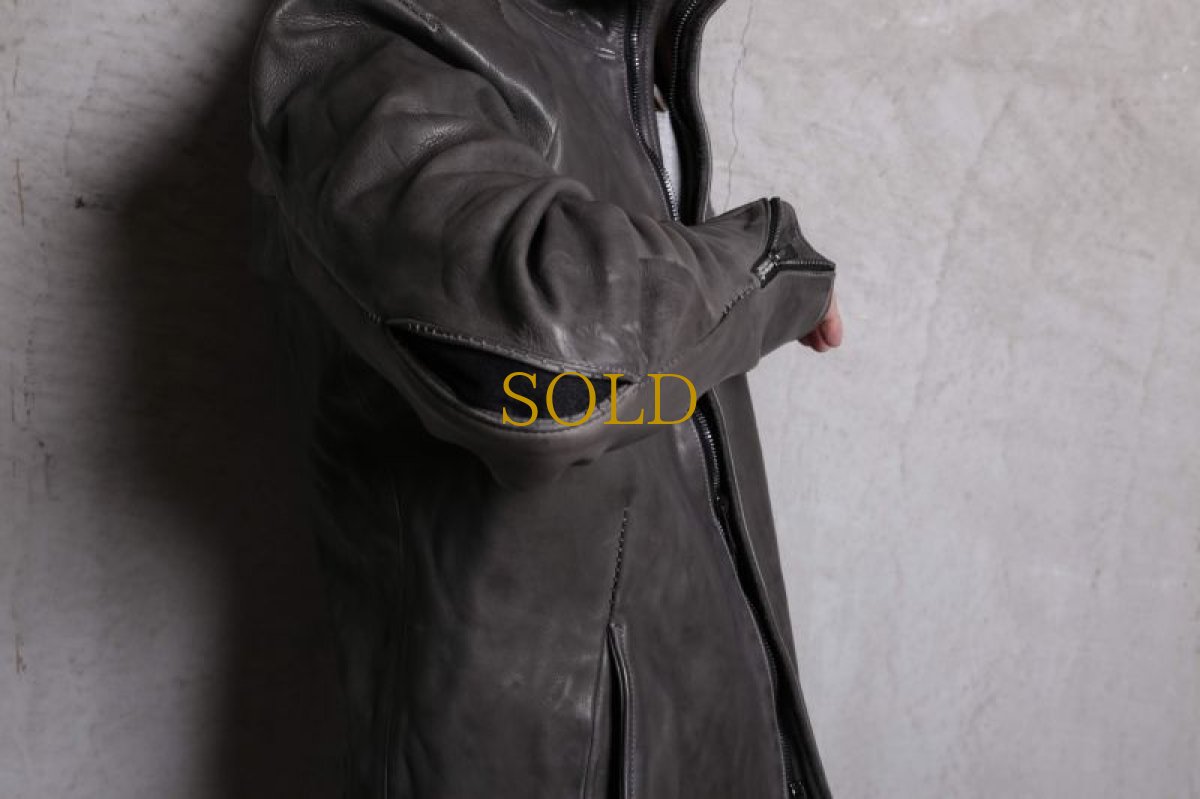 画像10: LINEA_F by incarnation インカネーション /  MMXVIII-41277 Raglan darts shoulder zip front blouson lined (10)