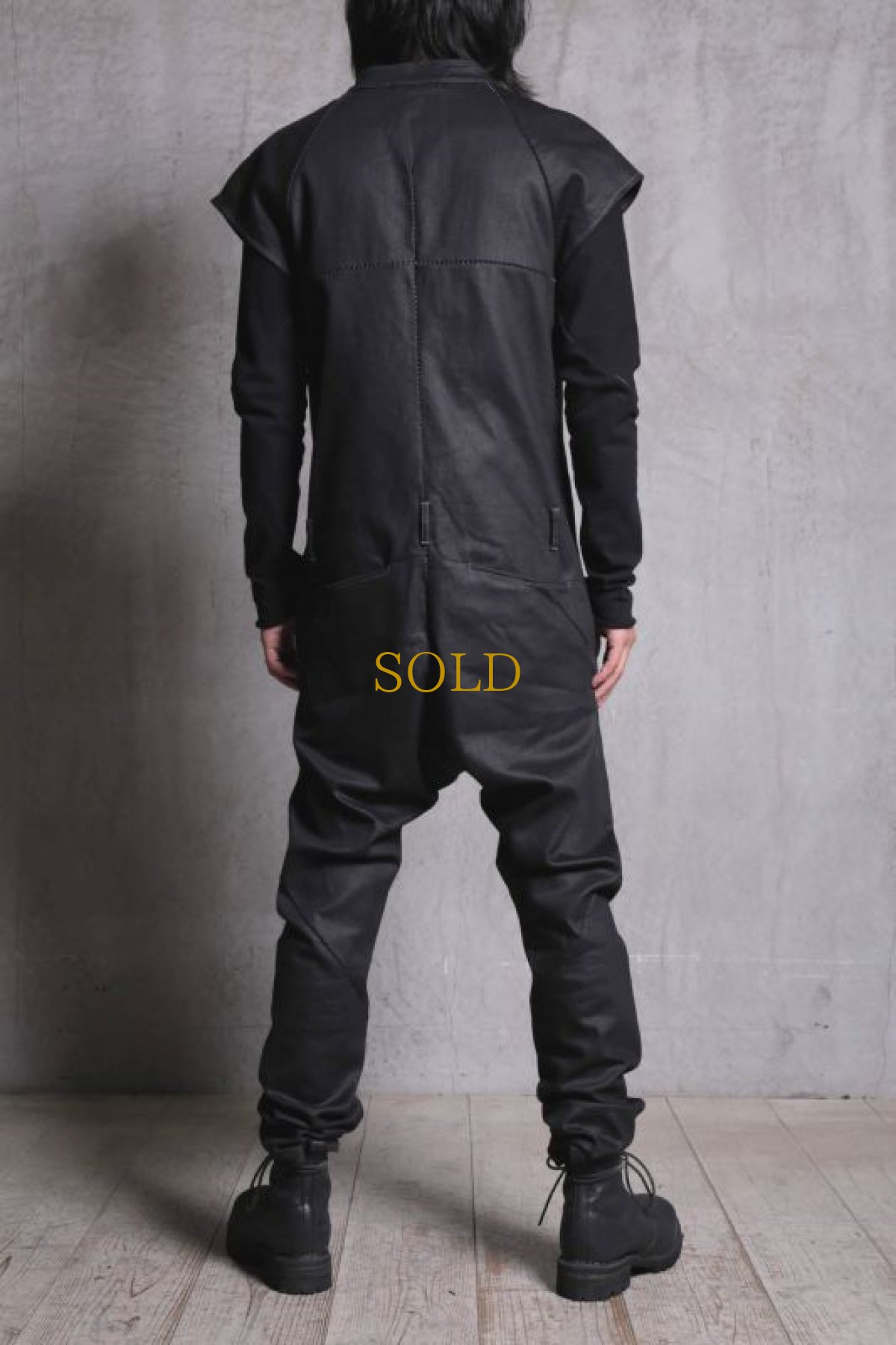 画像6: LINEA_F by incarnation インカネーション / MMXVIII X-6442 Snap button sleeveless jump suits (6)