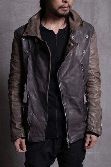 画像6: incarnation / インカネーション /  11811V-41077 HORSE LEATHER W/BREAST MOTO O/P ARMW/POCKET LINED (6)