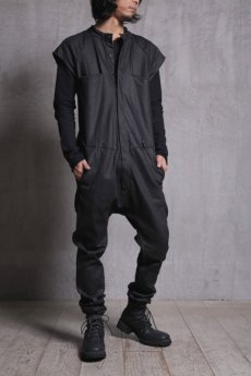 画像5: LINEA_F by incarnation インカネーション / MMXVIII X-6442 Snap button sleeveless jump suits (5)