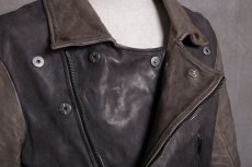 画像11: incarnation / インカネーション /  11811V-41077 HORSE LEATHER W/BREAST MOTO O/P ARMW/POCKET LINED (11)