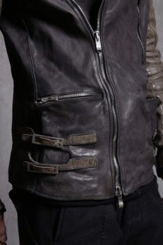 画像13: incarnation / インカネーション /  11811V-41077 HORSE LEATHER W/BREAST MOTO O/P ARMW/POCKET LINED (13)