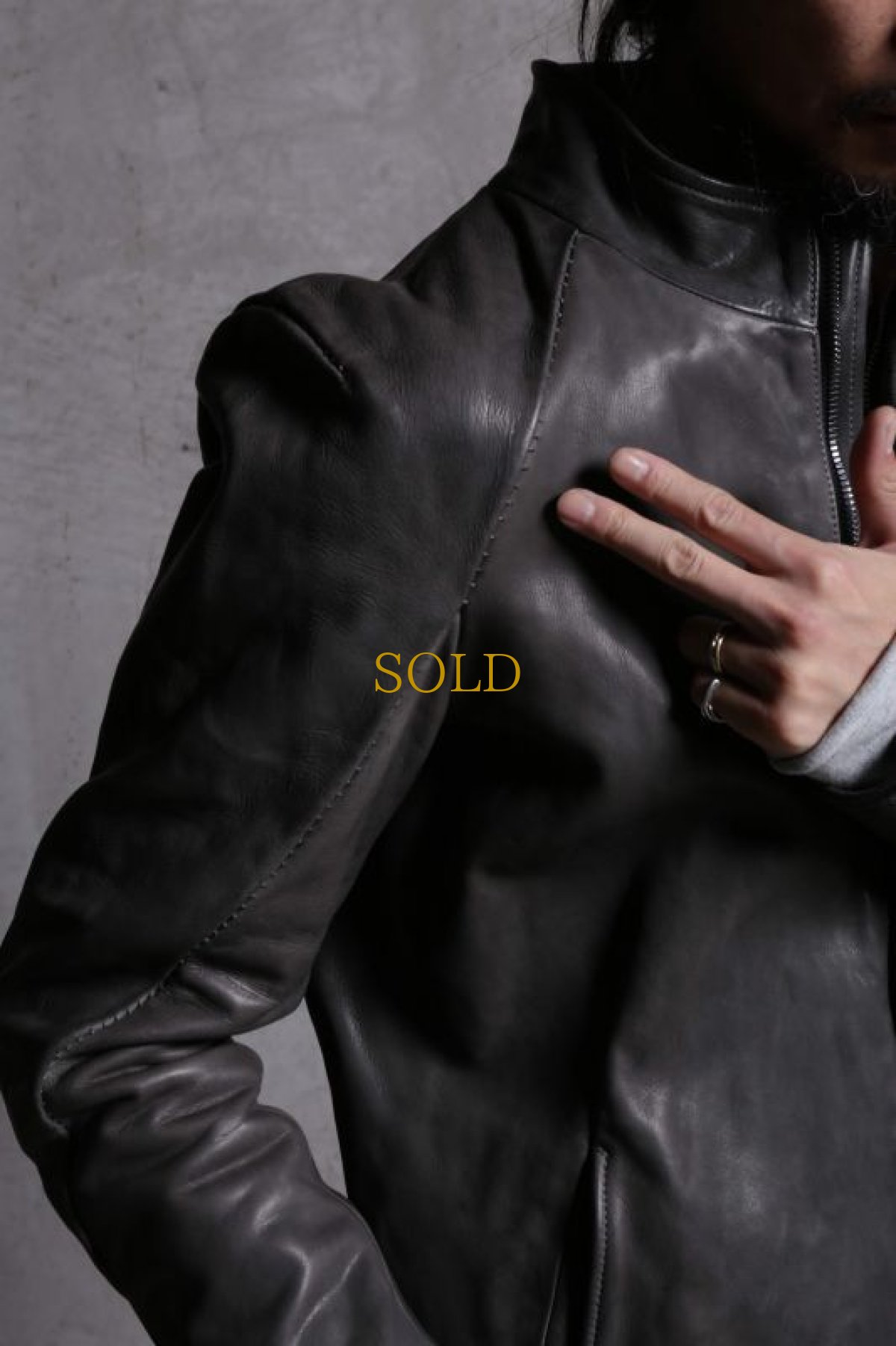 画像8: LINEA_F by incarnation インカネーション /  MMXVIII-41277 Raglan darts shoulder zip front blouson lined (8)