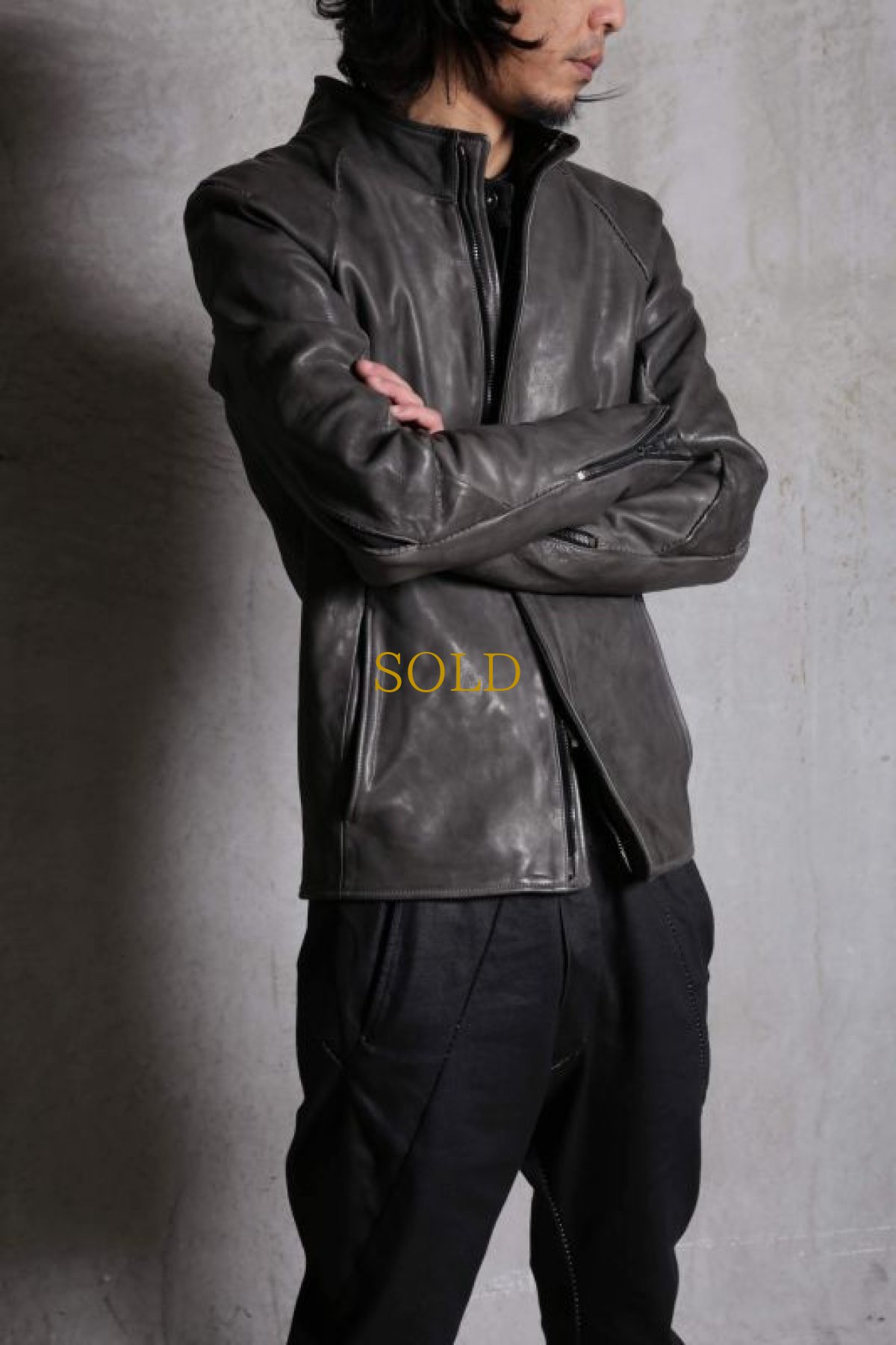 画像3: LINEA_F by incarnation インカネーション /  MMXVIII-41277 Raglan darts shoulder zip front blouson lined (3)